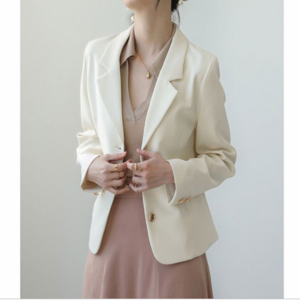 여자자켓 44-66사이즈 여성마이 테일러드카라 베이직 자켓 정장 출근룩 하객룩