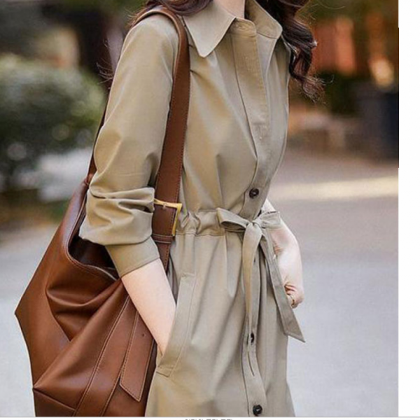 여자코트 셔츠형코트 간절기 봄 가을 롱자켓 롱코트 사무실 정장 하객룩