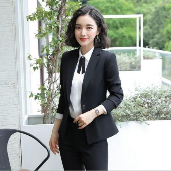 여성정장세트 키밍 면접 사무실 슈트세트 블랙자켓 오피스룩 하객룩 축하모임 정장세트