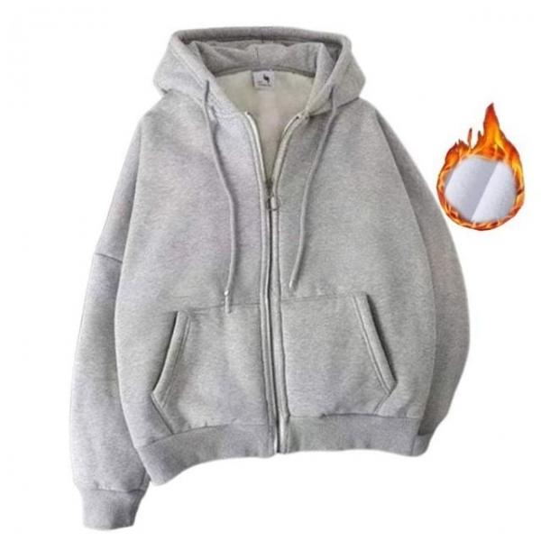 기모 후드집업 간절기 남녀공용 빅사이즈 점퍼 지퍼 기모 간절기 집업 남녀공용 사계절 잠바 후드