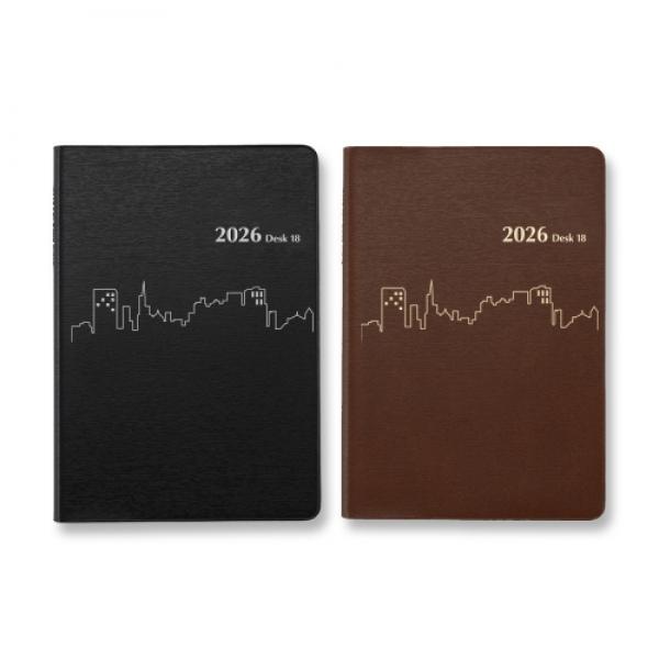 데스크18 1면1주+노트 2026년 연도 양지사 다이어리