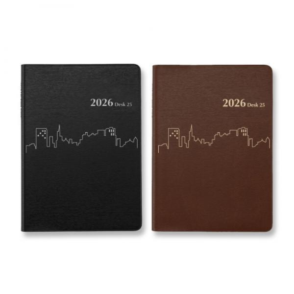 데스크25 1면1주+노트 2026년 연도 양지사 다이어리