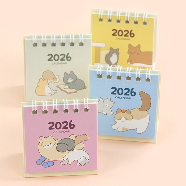 2026년 냥냥이 쪼꼬미 달력 캘린더