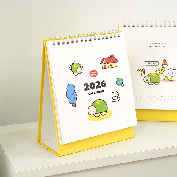 2026년 행부기 데스크 달력 탁상 캘린더 14개월 스케줄러