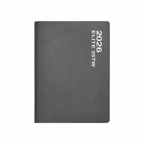 [양지사] 2026년 다이어리 엘리트25Tw [그레이] / 150x213mm