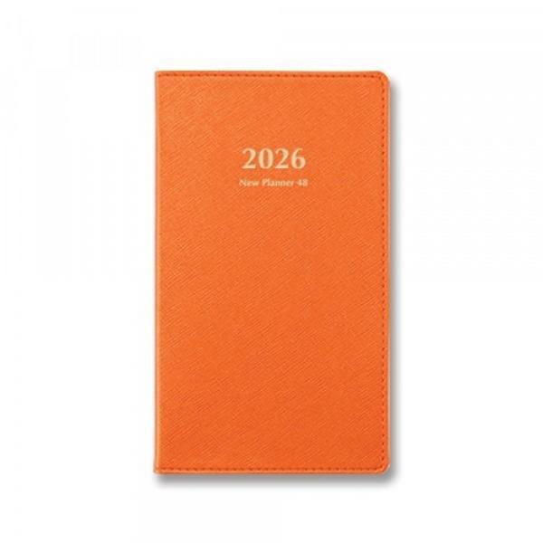 [양지사] 2026년 다이어리 뉴플래너48 [오렌지] / 90x160mm