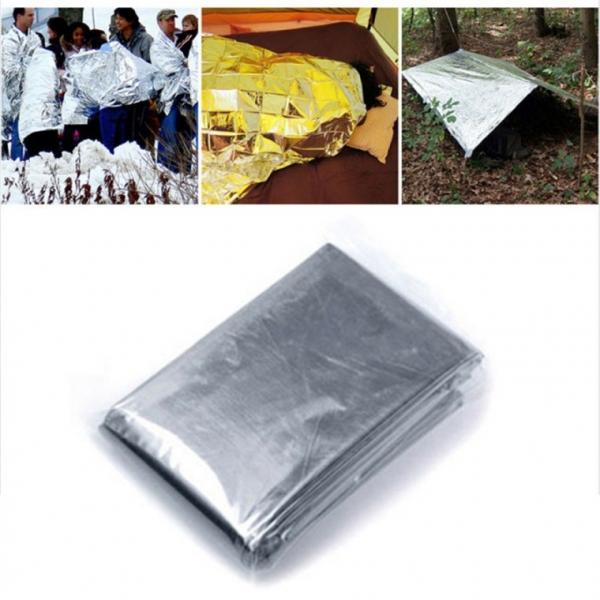 휴대용 침낭대용 비상 담요 캠핑 담요 은박 침낭 모포