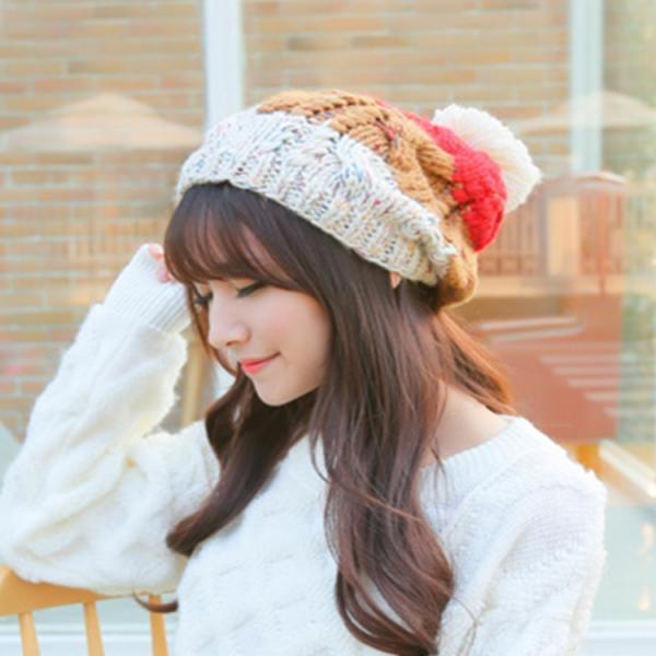 보카시 니트 모자 털모자 방울 털모자 겨울모자 귀달이모자 스키장모자 방울모자 왕방울모자 겨울버킷햇