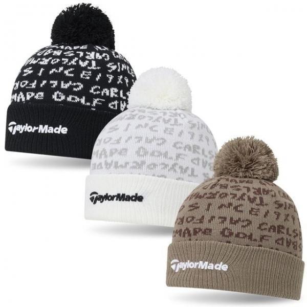 테일러메이드 M 워드 그래픽 니트 캡 비니 방한 골프모자