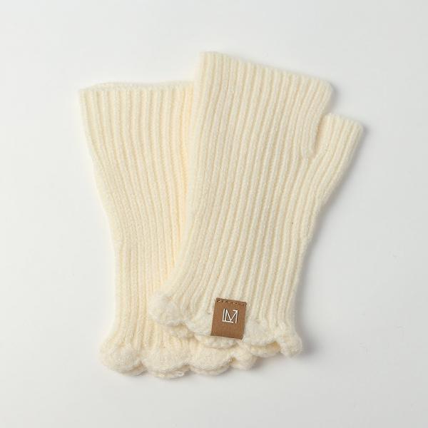아름무드 겨울 골지 니트 핸드워머(아이보리)