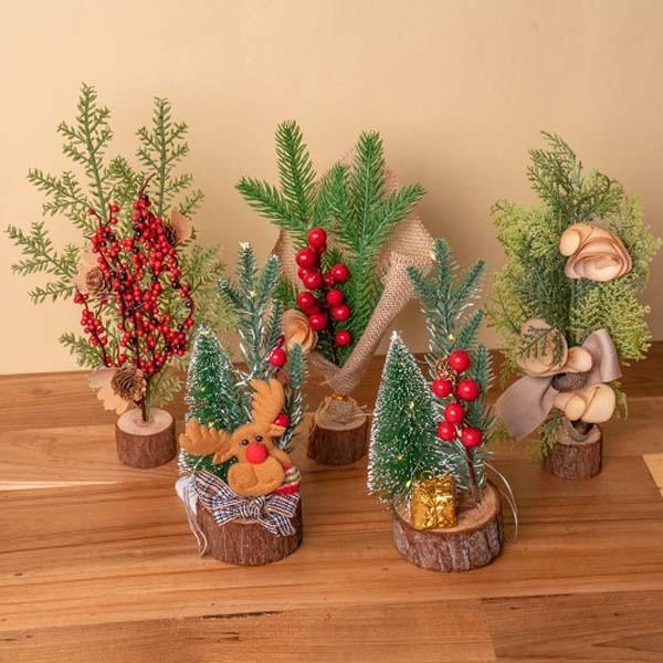 크리스마스 장식 미니트리 12종
