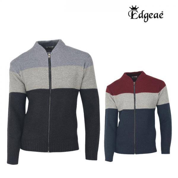 엣지애 공용 3단배색 니트가디건 MCOMD7005FW1