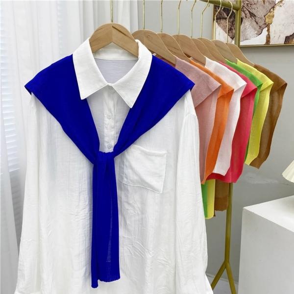 LM-0579 얇은 시스루 어깨숄 가디건&nbsp;