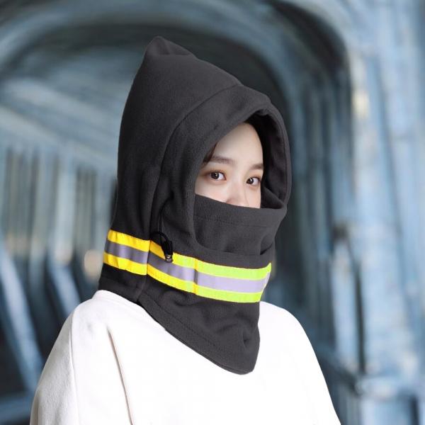 안전 반사띠 넥워머 바라클라바(블랙) 목토시