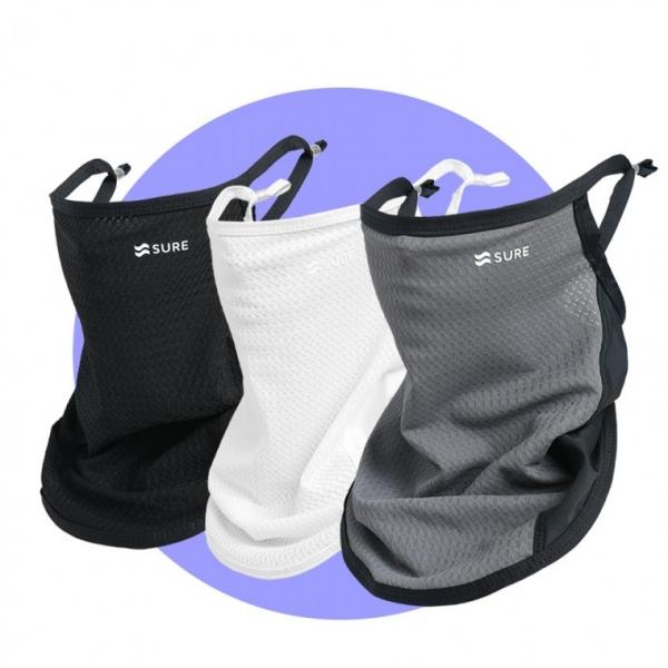 고급 메쉬 sure 쿨 넥워머 귀걸이 사이즈조절형 자외선차단 쿨링 골프 낚시 등산 자전거 스포츠마스크