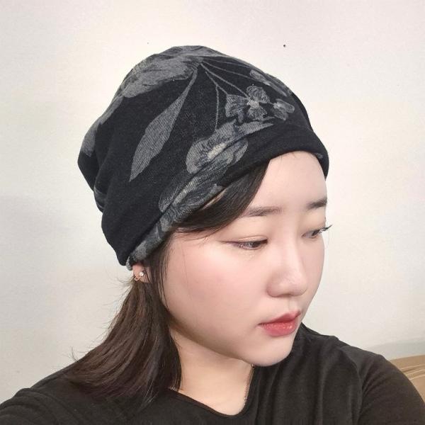 꽃무늬 두건 넥워머 겸용 4종 택1 보온모자 위생모 반다나