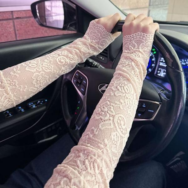 여자 팔토시 자외선차단 풀커버 운전 레이스 핸드워머