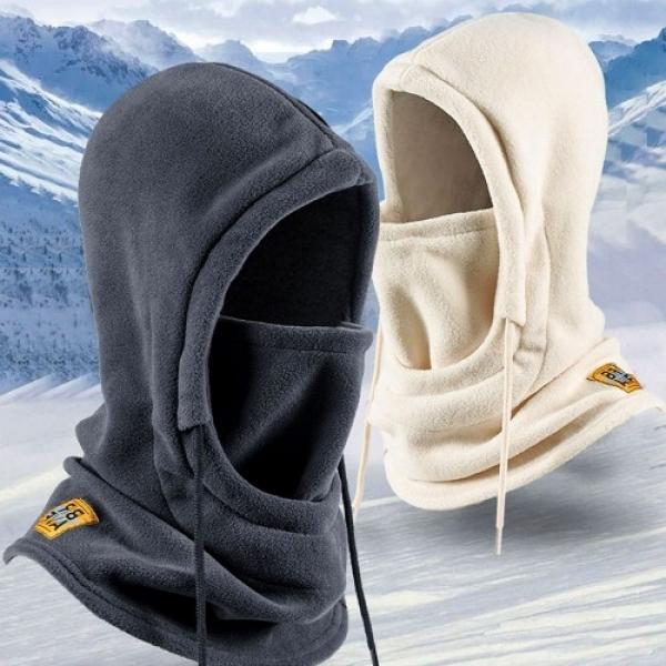 KC인증 완전무장 킵웜 후드넥워머 남녀공용 모자 넥워머 스카프 목도리 바람막이 방한 워머