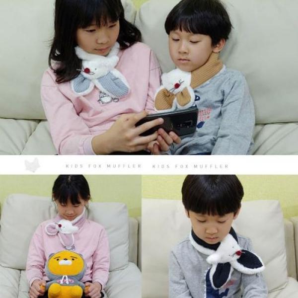 아동 퍼목도리 캐릭터목도리 머플러 토끼털워머