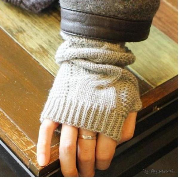 투 꽈배기 암워머