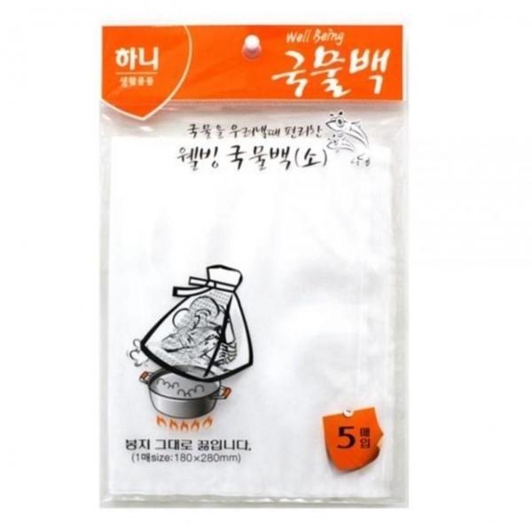 bns 국물백 소 18x28cm 5매입 다시망 육수망 다시백