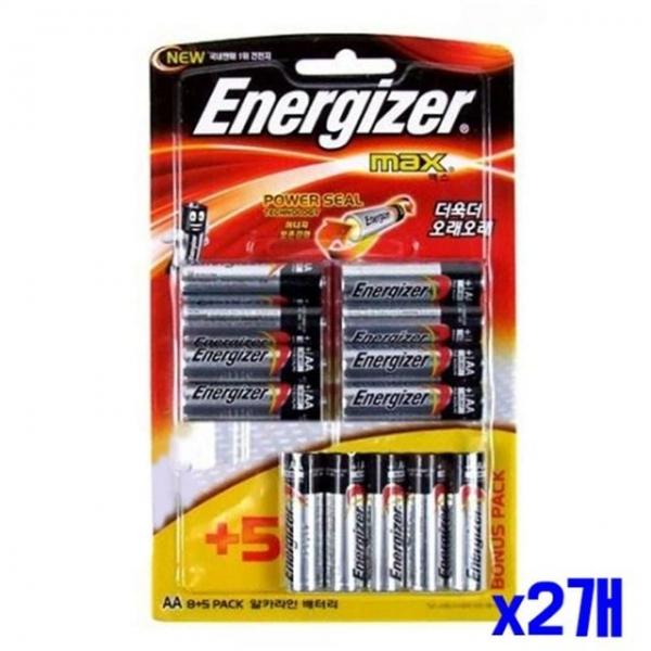 bns 국민건전지 에너자이저 맥스 AA 13P x2개