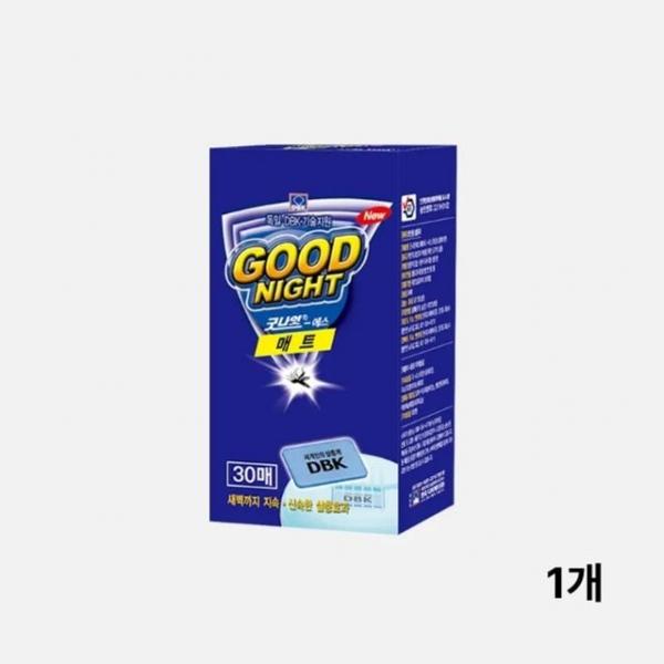 bns 굿나잇 에스 매트 30 매 1개