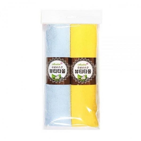 bns 극세사 흡수 세면타올 2p-색상랜덤발송 세면타월