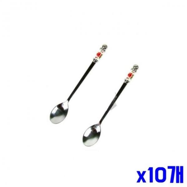 bns 금홍 디자인 티스푼 2p x10개 과일스푼 손님용스푼