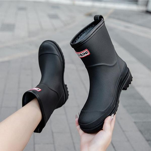 장마철 방수 레인부츠 숏 패션 장화 논슬립 작업화