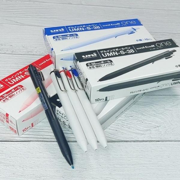 유니볼 ONE 0.38mm 와이어클립 중성펜 1다스(10자루)
