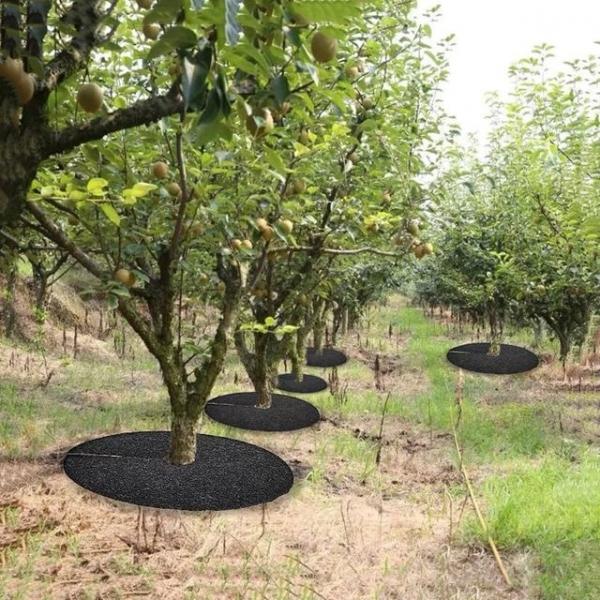 가정용 잡초 매트 10p 나무보호 뿌리 수목덮개 82cm