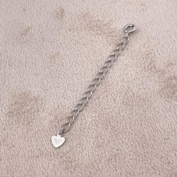 시후주얼리 실버925 5cm 연장체인 보조체인 목걸이연장줄