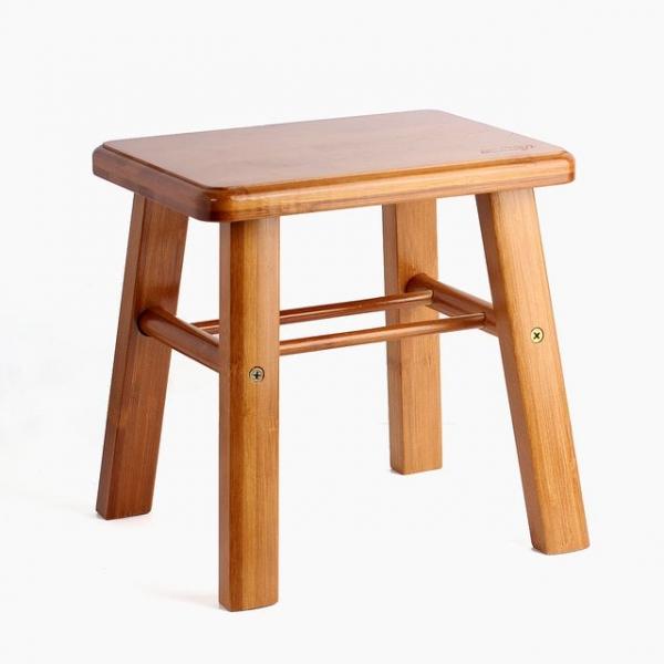 원목 사각 스툴 보조 의자 낮은 간이 화장대의자