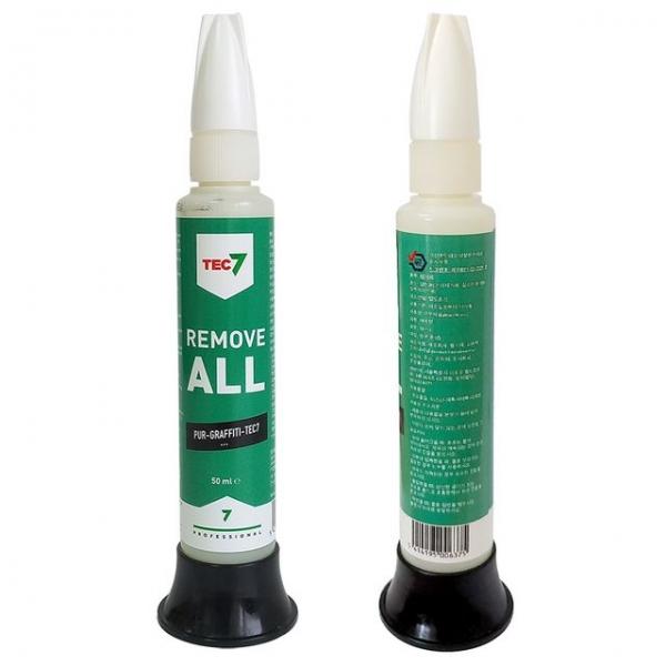 tec7 실리콘 제거제 50ml remove all