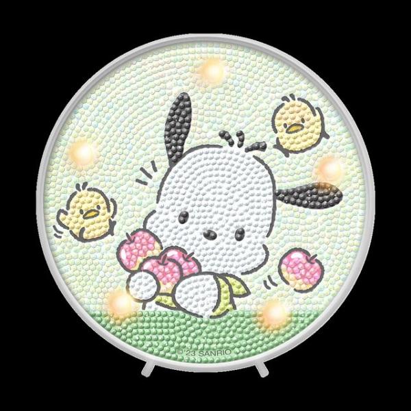 DIY 보석십자수 오로라 무드등  포차코