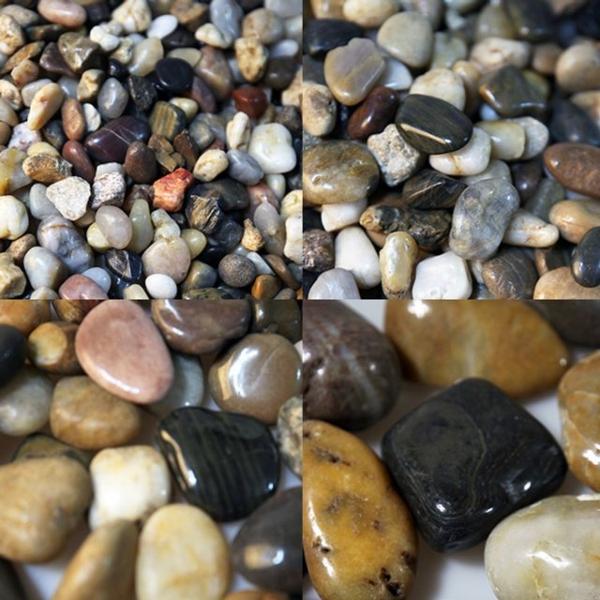 우화석 혼합 광택(유광)3kg/ 검정광택(유광)3kg소 (돌 자갈 조경 미술 공예 인테리어 장식 석 마노석)