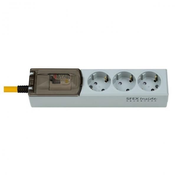 루넥스 자동소화 고용량 멀티탭 3구 3m 누전차단 20A