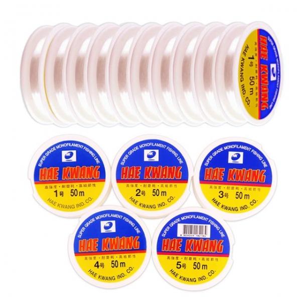 일반낚싯줄 투명낚시줄 10개입-5사이즈 공예용줄