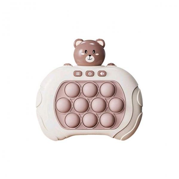 루아르모 3세대 푸쉬팝 게임기 곰돌이