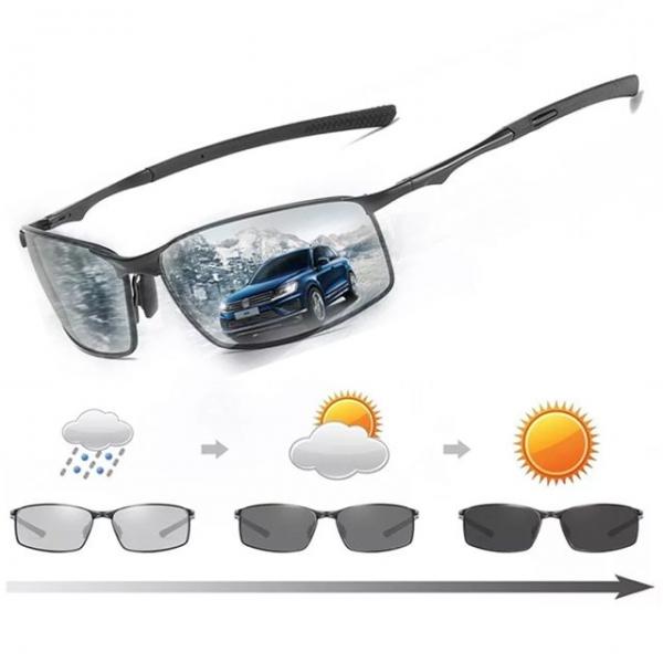 프리미엄 변색렌즈 편광 선글라스 안경 야간 운전