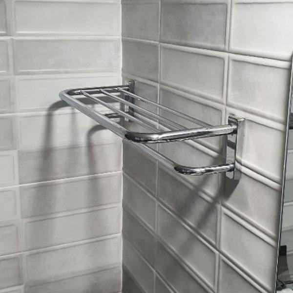 욕실 수건 선반 2단 벽선반 수건걸이선반 벽선반