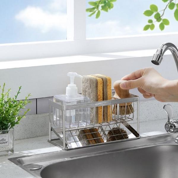 물빠짐주방세제정리대