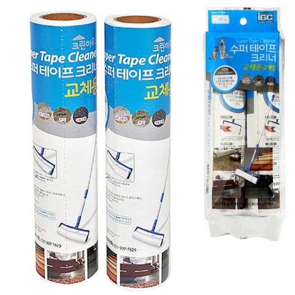 삼정 수퍼 테이프크리너(교체용2p)25x10 먼지제거리필