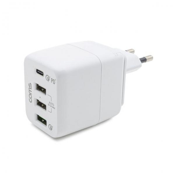 USB 4포트 해외여행용 고속충전기C타입 PD 멀티콘센트