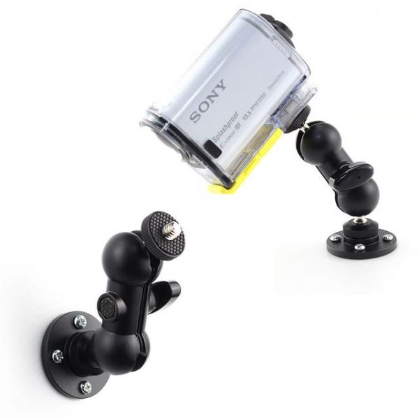 1/4 나사 램 월 마운트 벽면 고정 소니 샤오미 액션캠