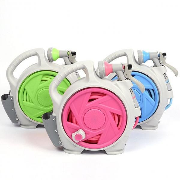 포켓 릴호스 분사기 물호스 세차 정원 베란다 청소