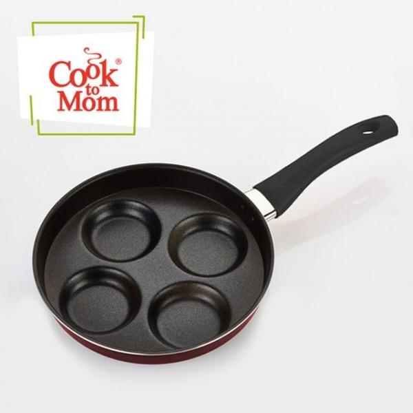 쿡투맘 루디 4구 에그팬 계란팬 달걀팬