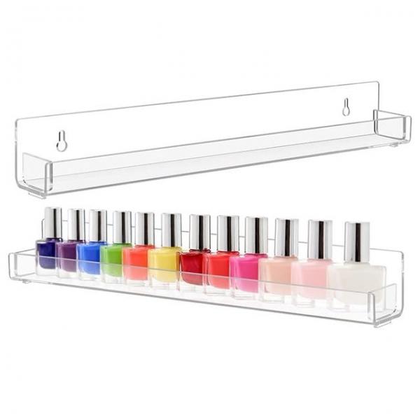 투명 아크릴 네일선반 4p 벽걸이 전시대 진열대 수납