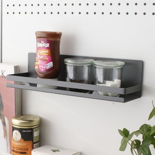 자석 철제선반 현관문 냉장고 부착 못안박는 선반